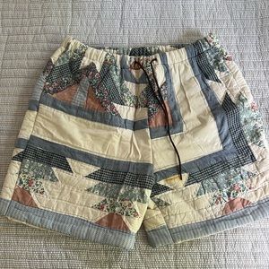 Upcycled Quilt Shorts